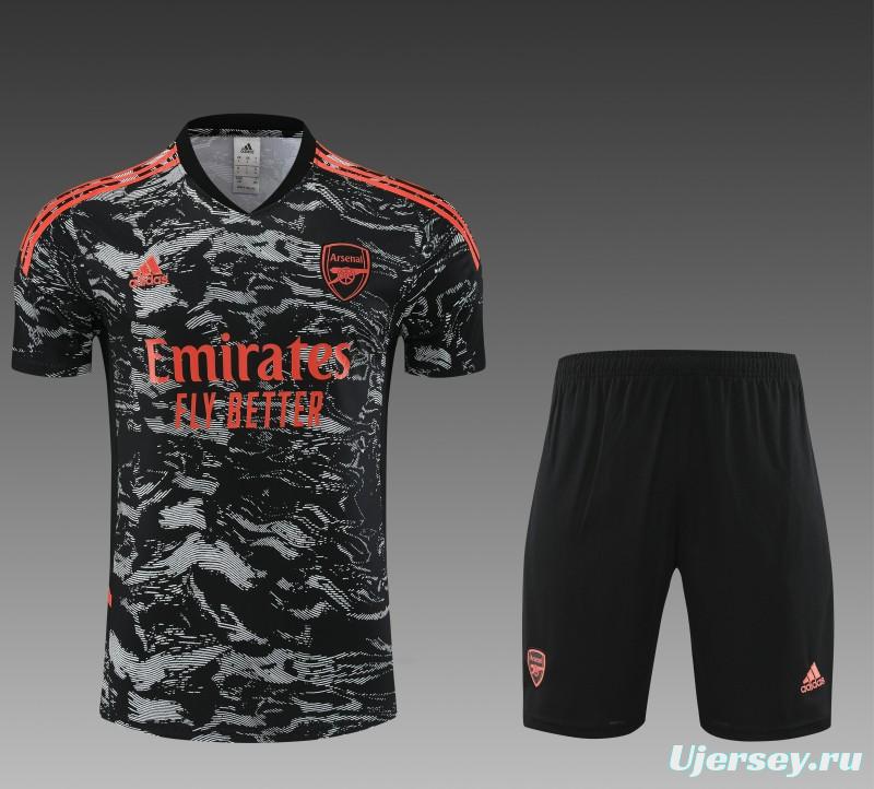 23 24 Arsenal Black Special Short Sleeve+Shorts