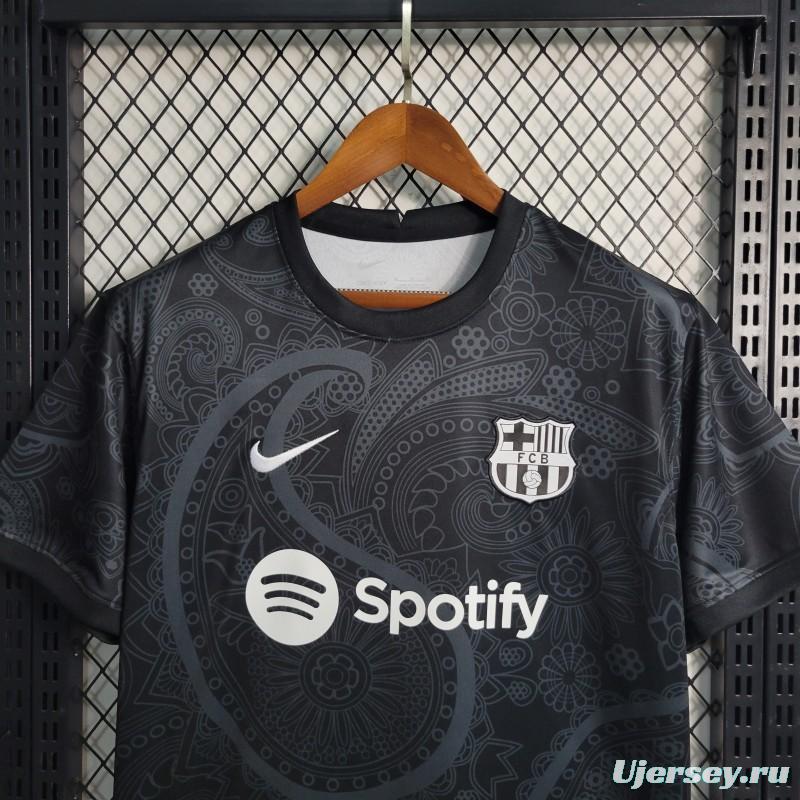 23/24 Barcelona Blackout Black Jersey