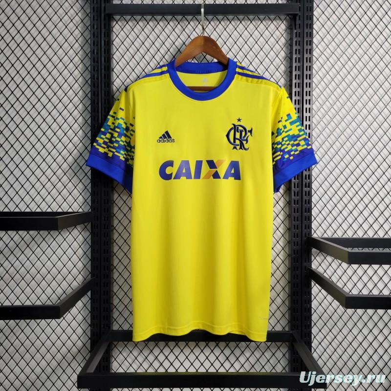 Retro 17-18 Flamengo Third Yellow Jersey