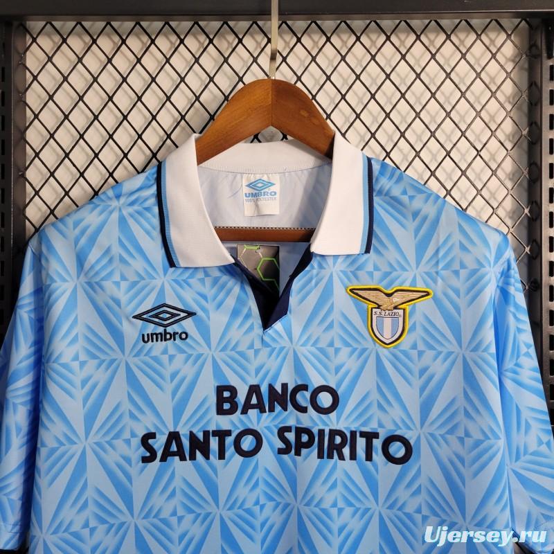 Retro 91/92 Lazio Home Jersey