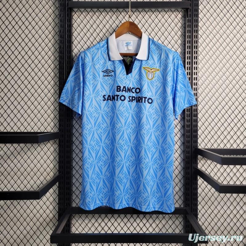 Retro 91/92 Lazio Home Jersey