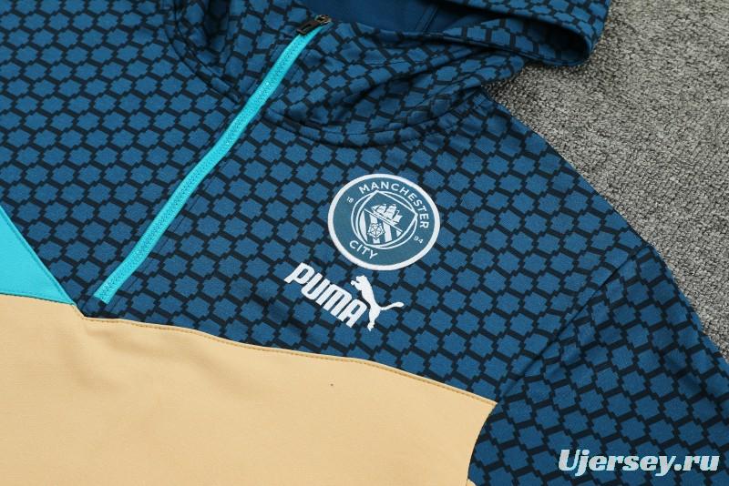 23/24 Puma Mixed Color Half Zipper Jacket+Pants