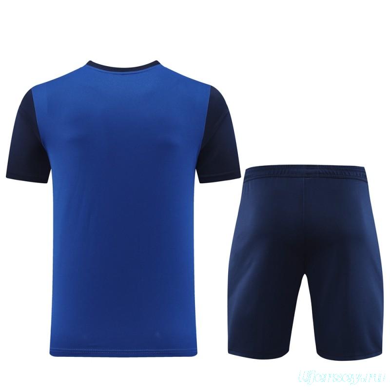 23/24 NIKE Black/Blue Red Short Sleeve Jersey+Pants