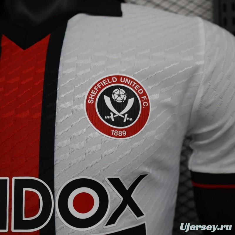 Player Version 23/24 Sheffield United Away White Jersey