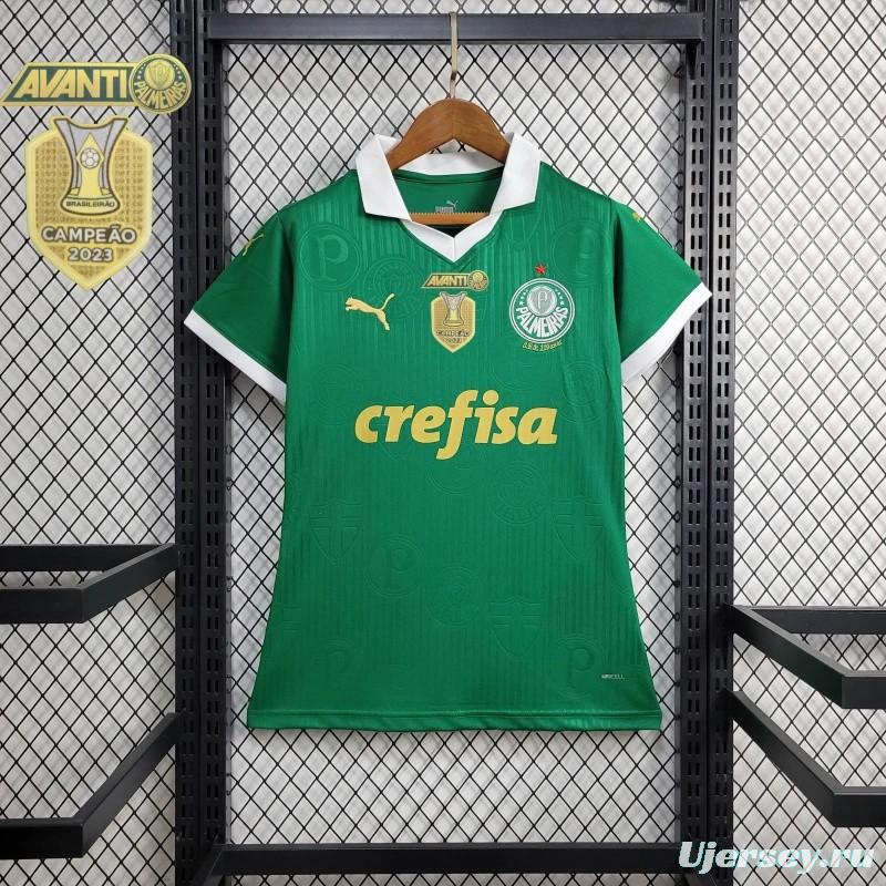 23/24 Woman Palmeiras Home + All Sponsors