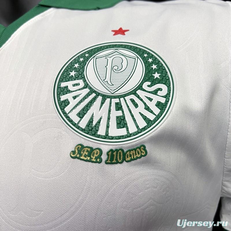 Player Version 24/25 Palmeiras Away White Jersey