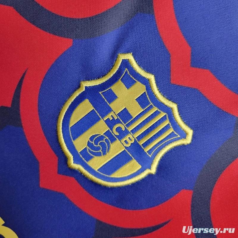 Player Version 23/24 Barcelona Academy Pro Pre-Match Blue Jersey