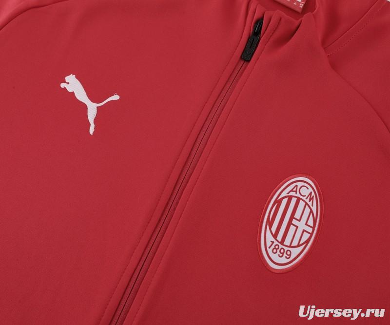 23/24 AC Milan Full Zipper Jacket+Pants