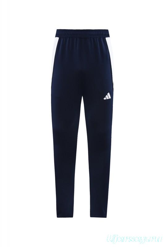 2024 Adidas Navy/White Full Zipper Jacket+Pants