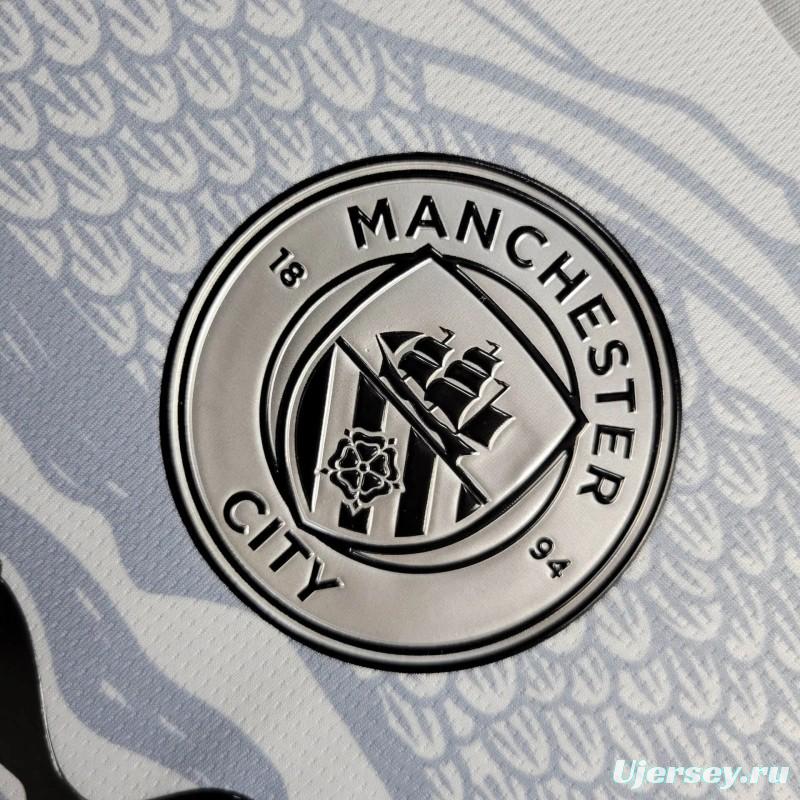 24/25 Manchester City Puma Year of the Dragon White Long Sleeve Jersey
