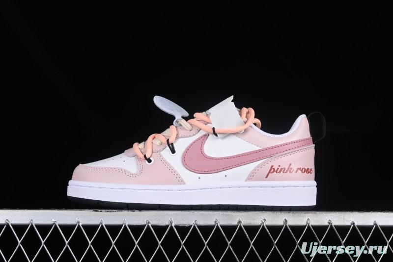 Nike Court Borough Low 2 GS Pink Rose Low-Top Sneakers