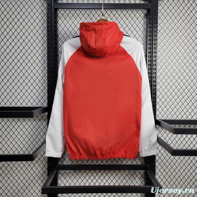 24/25 SC Internacional Red Windbreaker