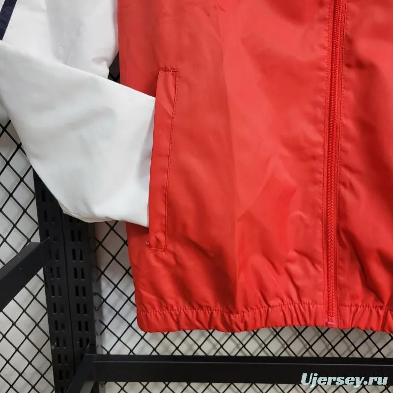 24/25 SC Internacional Red Windbreaker