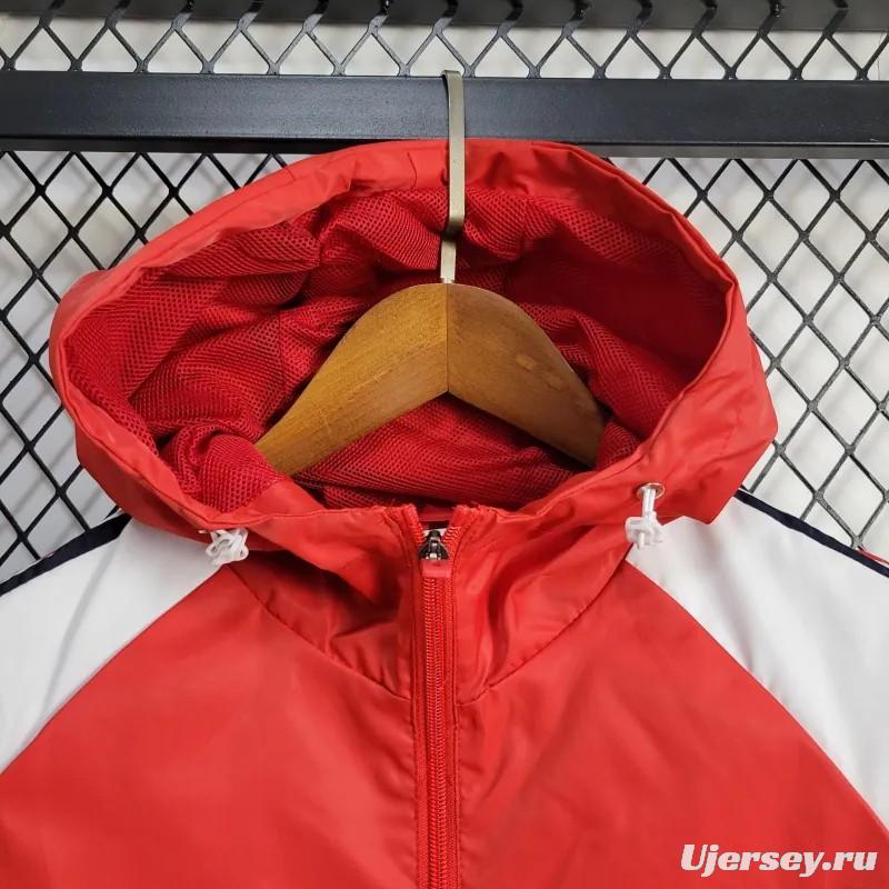 24/25 Flamengo Red Windbreaker