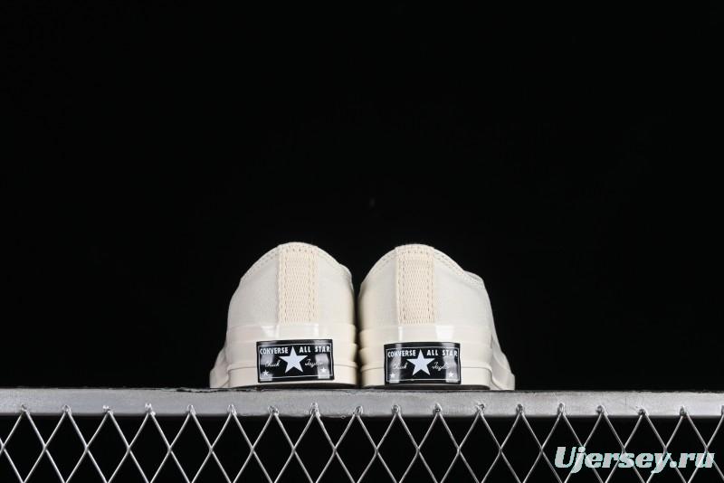 Converse Chuck 1970s Original Cream White Low-Top Casual Canvas Shoes - 151230C