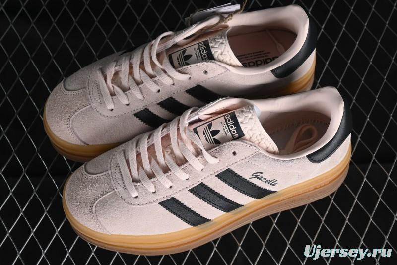 Adidas Originals Gazelle Bold IE0429 Low-Top Sneakers with Thick Sole for Casual Wear, Slip-Resistant and Durable