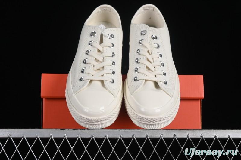 Converse Chuck 1970s Original Cream White Low-Top Casual Canvas Shoes - 151230C