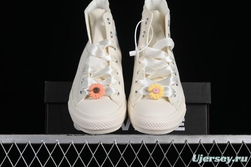Converse All Star Retro Daisy Floral High Top Casual Sneakers - A05195C