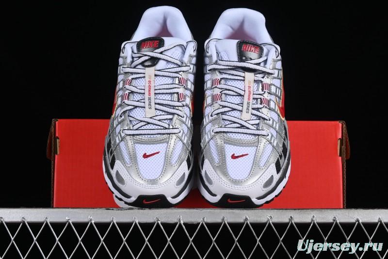 Nike P-6000 Retro Casual Sneakers Dad Shoes with Layered Design - BV1021-101