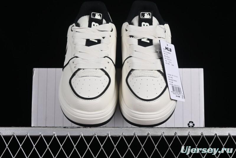 New York Yankees Chunky Liner Basic Thick Sole Platform Sneakers with 6cm Height Increase - 3ASXCA12N50WHS