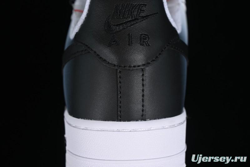 Nike Air Force 1 '07 Low Custom Anime Theme Gradient Brown Swoosh Casual Sneakers - FN0366-103