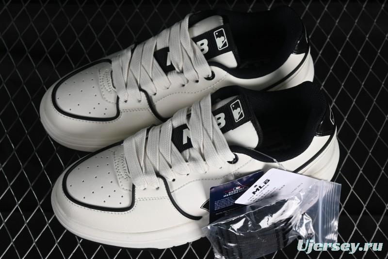 New York Yankees Chunky Liner Basic Thick Sole Platform Sneakers with 6cm Height Increase - 3ASXCA12N50WHS