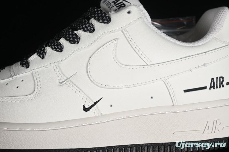 Nike Air Force 1 '07 Low Casual Sneakers with 3M Reflective Swoosh and Full-Length Air Cushion - CJ1379-602