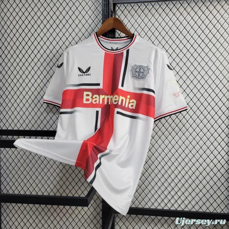 24/25 Bayer 04 Leverkusen Away White Jersey