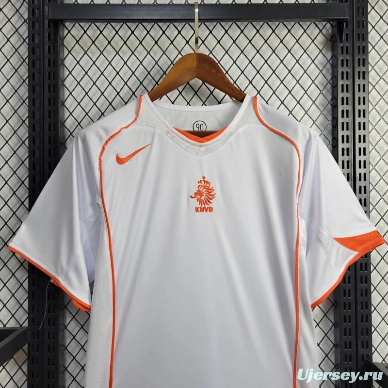 Retro 2004 Netherlands Away Jersey