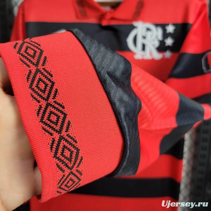 Retro 94/95 Flamengo Home Long Sleeve Jersey