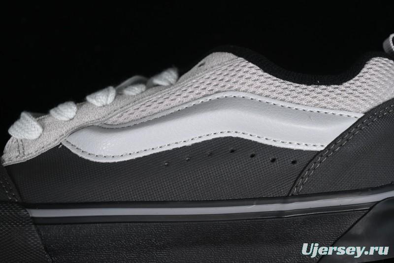 Vans OG Classic Slip-On Acid Wash Retro Grey Black Skate Shoes - VN0009QCGRY