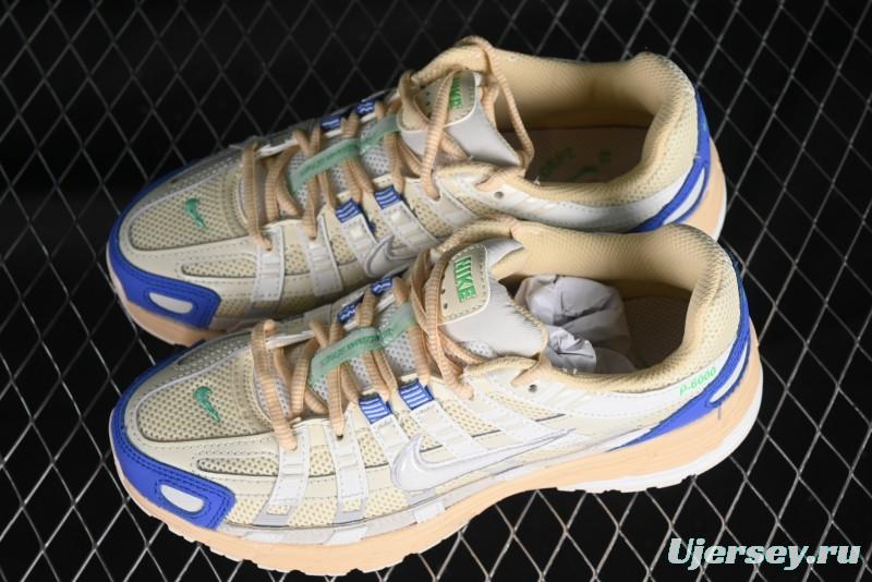 Nike P-6000 Retro Casual Sneakers with Layered Design and Ultra-Lightweight Body - FJ5443-113