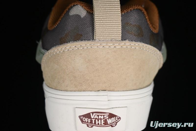 Vans Classics Knu Skool Desert Gray Green Chunky Tongue Bread Shoes - VN0007QC0WD