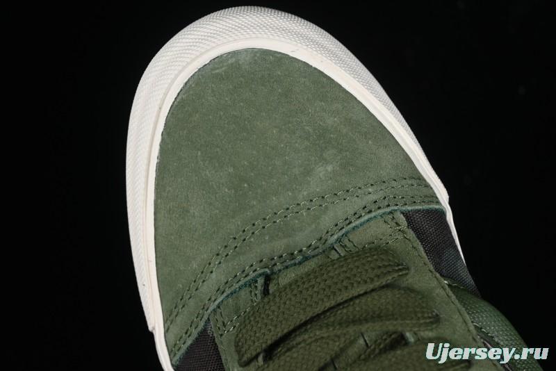 Vans Classics Knu Skool Camo Army Green Chunky Tongue Platform Sneakers - VN0007QC0WD