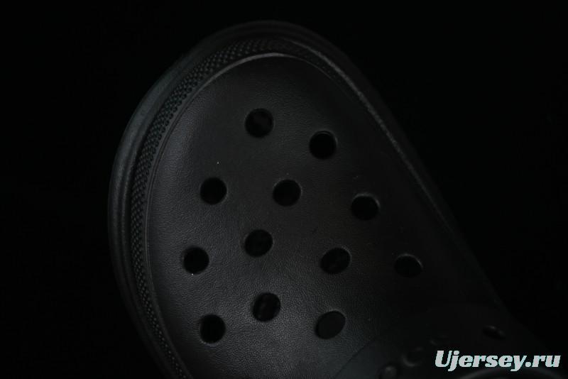 Crocs Classic Clog Retro Beach Sandals with Adjustable Heel Strap and Thick Sole - B.D4