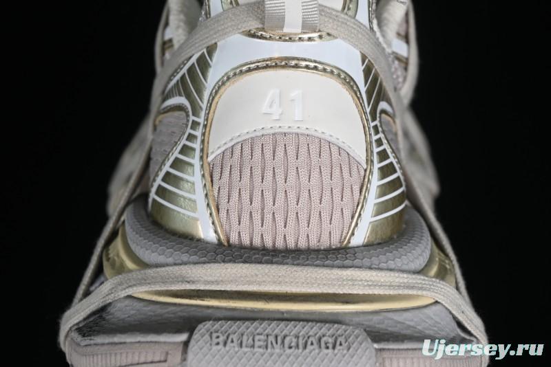 Balenciaga Phantom Sneaker 10th Generation Lace-Up Running Shoes with Transparent Heel Strap - W3XLL9191