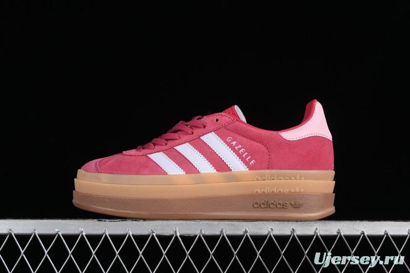 Adidas Originals Gazelle Bold Low-Top Sneakers with Thick Sole for Anti-Slip and Durability - ID6997