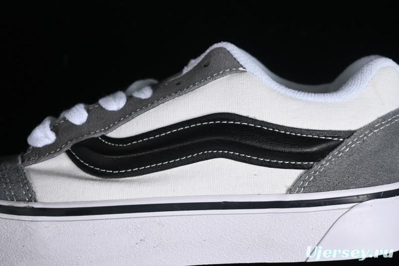 Vans Classics Knu Skool Retro Skate Shoes with Checkerboard Design - VN0009QC6PA