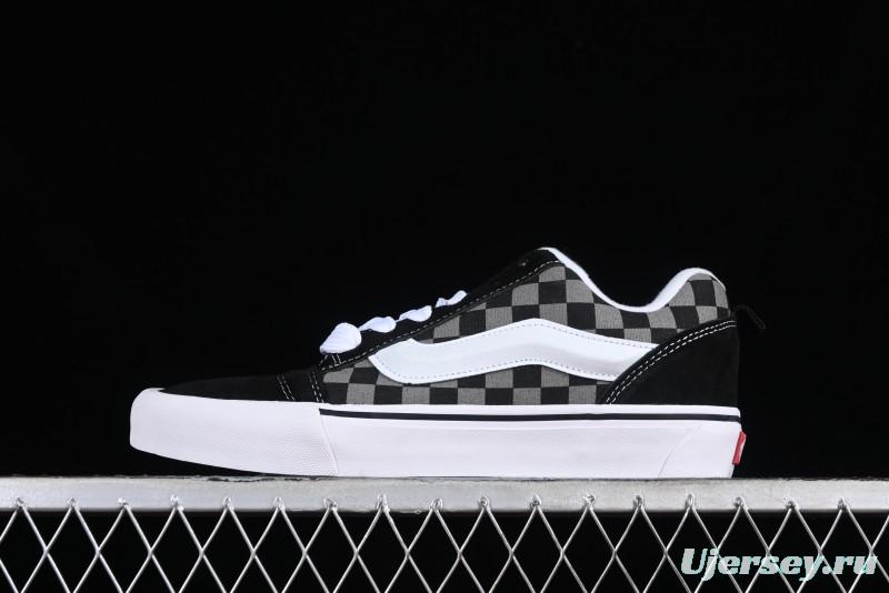Vans Classics Knu Skool Retro Skate Shoes with Thick Tongue and Oversized Toe - VN0009QCB9P