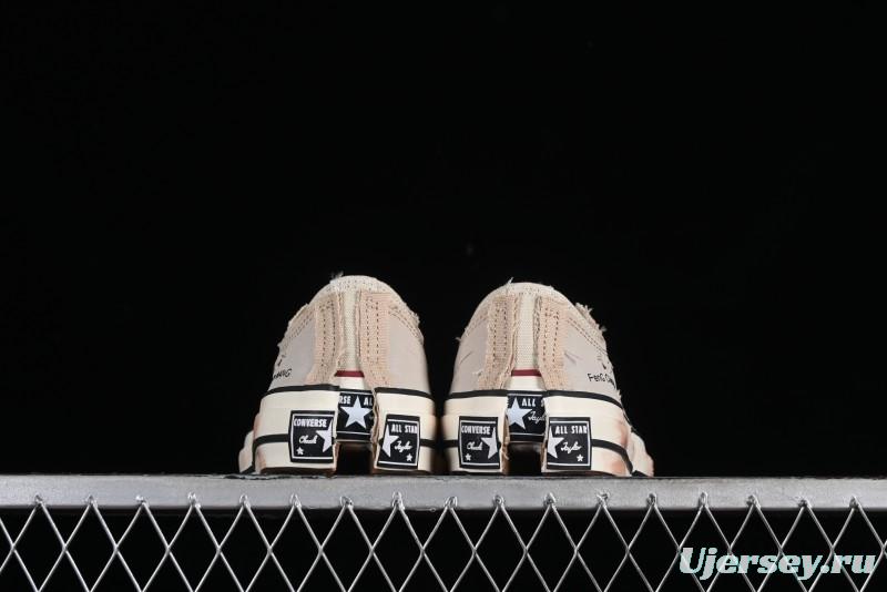 Feng Chen Wang Converse Chuck 70 Low 2-in-1 Deconstructed Canvas Sneakers - A07718C