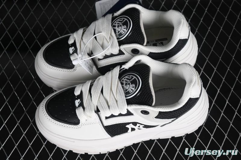 New York Yankees MLB Chunky Liner Wide Platform Sneakers with 6cm Height Increase - 3ASXCLW4N50BKS