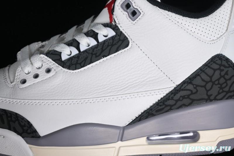 Air Jordan 3 Retro AJ3 Cement Gray