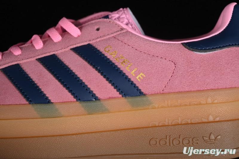 Adidas Originals Gazelle Bold H06122 Low-Top Sneakers with Thick Sole for Casual Wear, Slip-Resistant and Durable