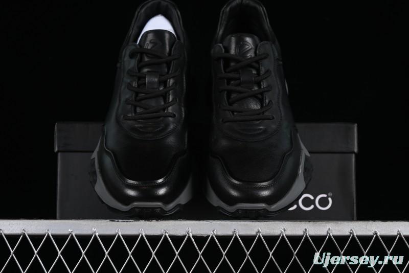 Ecco Pure Color Block Slip-Resistant耐磨耐磨运动鞋 41522801001