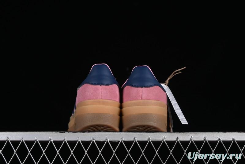 Adidas Originals Gazelle Bold H06122 Low-Top Sneakers with Thick Sole for Casual Wear, Slip-Resistant and Durable