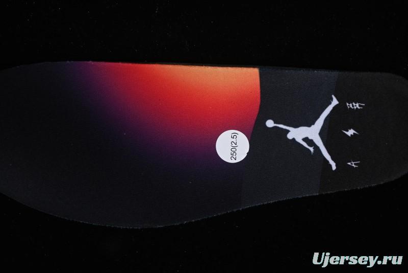 Nike Air Jordan 3 Retro "Rio" Collaboration Sneakers with Gradient Heel and J Balvin Logo - FN0344-001