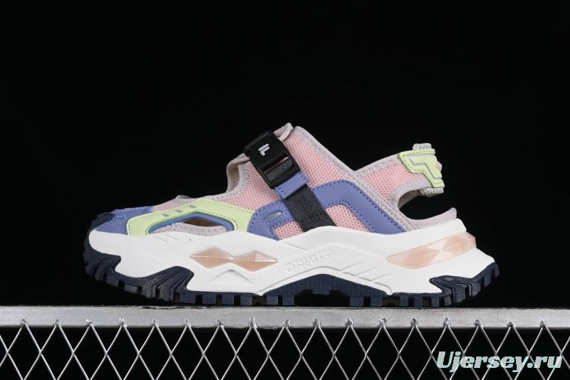 Fila Fusion Thick Sole Hard Candy Sandals - T12W421403FRB