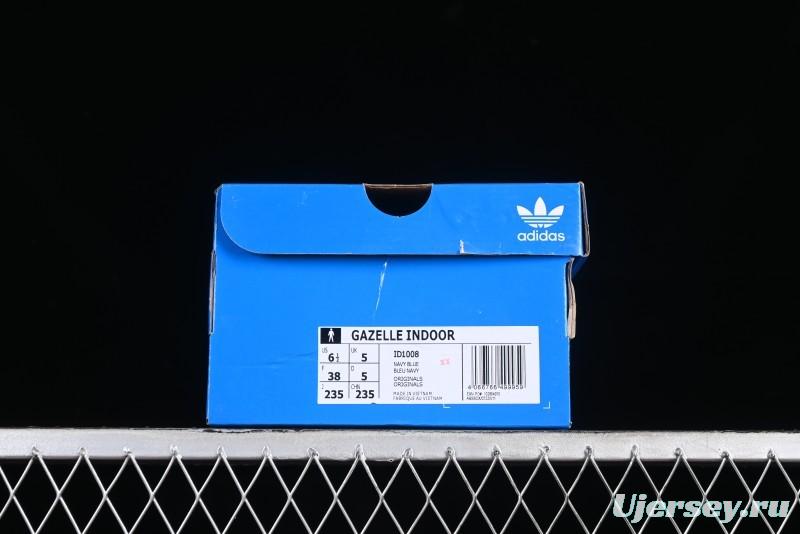 Adidas Originals Gazelle Indoor ID1008 Retro Casual Slip-Resistant Wear-Resistant Low-Top Skate Shoes
