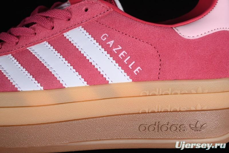 Adidas Originals Gazelle Bold Low-Top Sneakers with Thick Sole for Anti-Slip and Durability - ID6997