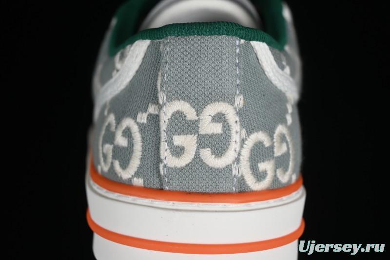 Gucci Tennis 1977 Print Sneaker Retro Casual Canvas Shoes - 02JPO9064